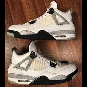 Air jordan 4 white cement 2016